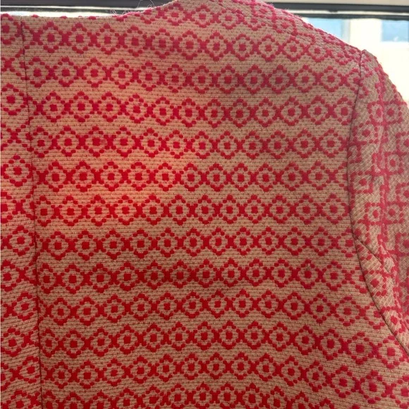 Scotch & Soda Pink Geometric Women's Blazer - Picture 4 of 4